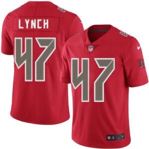 Nike Tampa Bay Buccaneers #47 John Lynch Red Stitched NFL Limited Rush Jersey