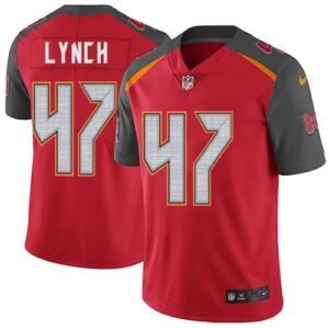 Nike Tampa Bay Buccaneers #47 John Lynch Red Team Color Stitched NFL Vapor Untouchable Limited Jersey