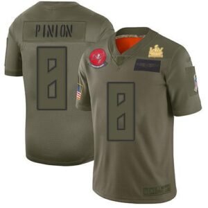 Nike Tampa Bay Buccaneers #8 Bradley Pinion Camo Super Bowl LV Champions Patch Stitched NFL Limited 2019 Salute To Service Jersey