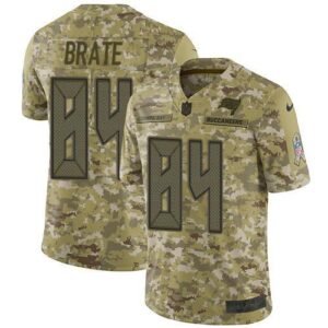 Nike Tampa Bay Buccaneers #84 Cameron Brate Camo Stitched NFL Limited 2018 Salute To Service Jersey