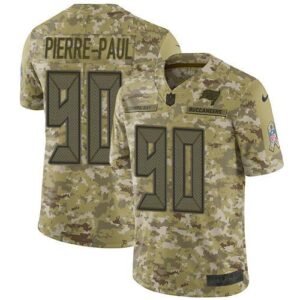Nike Tampa Bay Buccaneers #90 Jason Pierre-Paul Camo Stitched NFL Limited 2018 Salute To Service Jersey