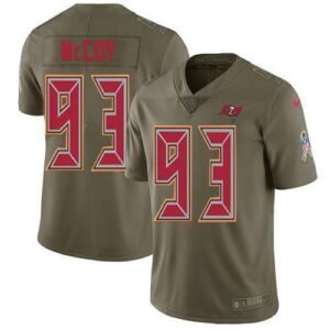 Nike Tampa Bay Buccaneers #93 Gerald McCoy Olive Stitched NFL Limited 2017 Salute to Service Jersey