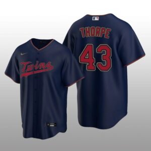 Nike Twins Lewis Thorpe Men’s Jersey Navy Alternate Replica