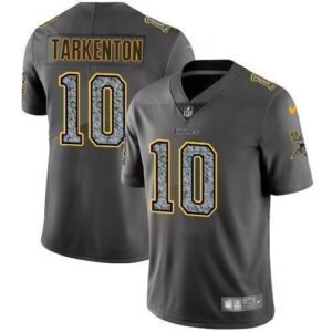 Nike Vikings #10 Fran Tarkenton Gray Static Stitched NFL Vapor Untouchable Limited Jersey