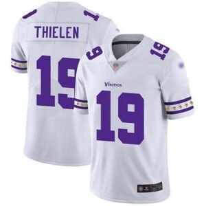 Nike Vikings #19 Adam Thielen White Stitched NFL Limited Team Logo Fashion Jersey