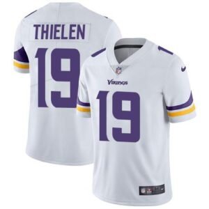 Nike Vikings #19 Adam Thielen White Stitched NFL Vapor Untouchable Limited Jersey