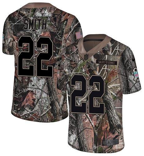 Nike Vikings #22 Harrison Smith Camo Stitched NFL Limited Rush Realtree Jersey