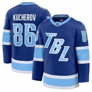 Nikita Kucherov Men’s Tampa Bay Lightning Blue 2026 NHL Stadium Series Premium Jersey