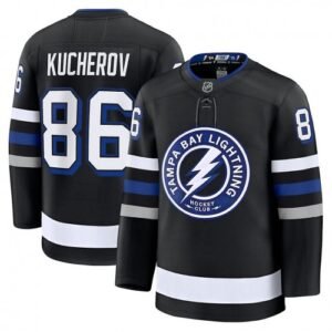 Nikita Kucherov Tampa Bay Lightning Black Alternate Premium Jersey