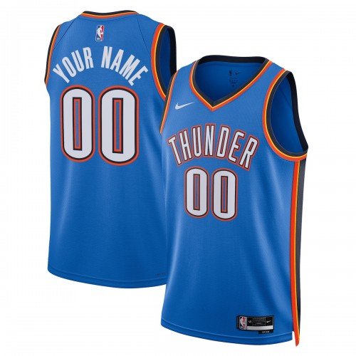 Oklahoma City Thunder Nike Unisex Swingman Custom Jersey Blue