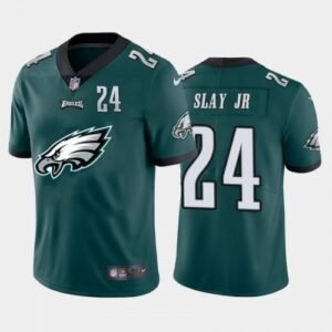 Philadelphia Philadelphia Eagles #24 Jordan Howard Green Nike Big Team Logo Player Vapor Limited NFL Jersey