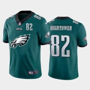 Philadelphia Philadelphia Eagles #82 John Hightower Green Nike Big Team Logo Player Vapor Limited NFL Jersey