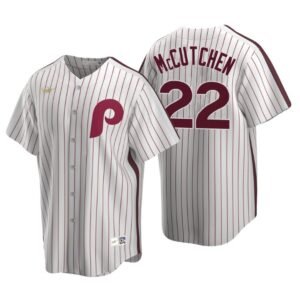 Philadelphia Phillies Andrew McCutchen White Cooperstown Collection Home Jersey
