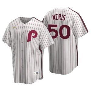Philadelphia Phillies Hector Neris White Cooperstown Collection Home Jersey