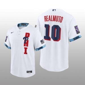 Philadelphia Phillies J.T. Realmuto MLB All-Star Game Replica White Jersey