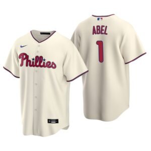 Philadelphia Phillies Mick Abel Cream 2020 MLB Draft Cream Replica Jersey
