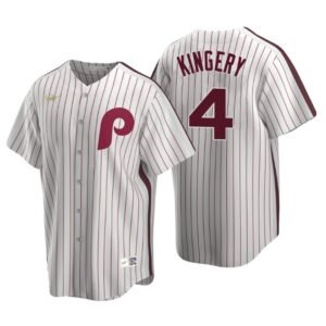 Philadelphia Phillies Scott Kingery White Cooperstown Collection Home Jersey