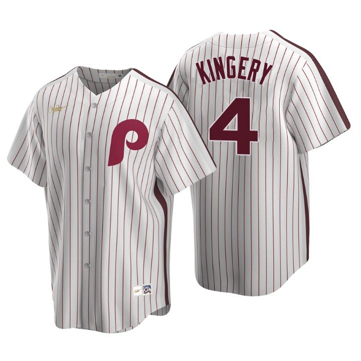 Philadelphia Phillies Scott Kingery White Cooperstown Collection Home Jersey