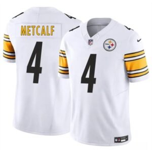 Pittsburgh Steelers #4 DK Metcalf White F.U.S.E. Vapor Untouchable Limited Stitched Jersey
