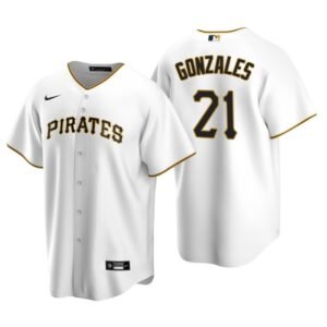 Pittsburgh Pirates Nick Gonzales White 2020 MLB Draft Home Replica Jersey