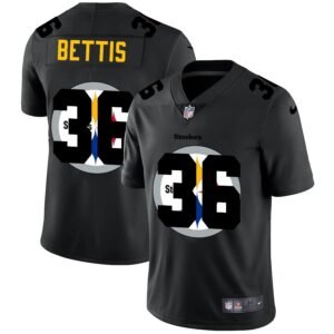 Pittsburgh Steelers #36 Jerome Bettis Nike Team Logo Dual Overlap Limited NFL Jersey Black