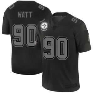 Pittsburgh Steelers #90 T.J. Watt Nike Black 2019 Salute To Service Limited Stitched NFL Jersey