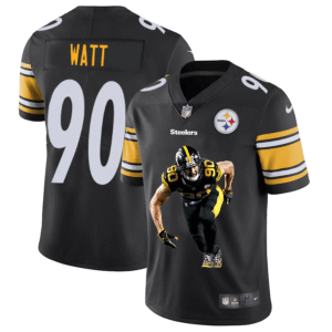Pittsburgh Steelers #90 T.J. Watt Nike Player Signature Moves Vapor Limited NFL Jersey Black