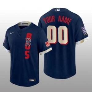 Red Sox Custom MLB All-Star Game Replica Navy Jersey