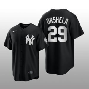 Replica Yankees Gio Urshela All Black Fashion Serise Jersey Black