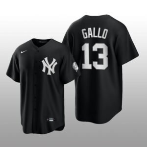Replica Yankees Joey Gallo All Black Fashion Serise Jersey Black