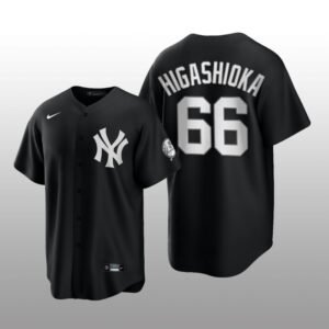 Replica Yankees Kyle Higashioka All Black Fashion Serise Jersey Black