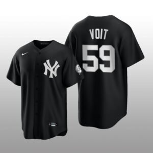 Replica Yankees Luke Voit All Black Fashion Serise Jersey Black