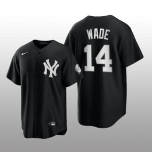 Replica Yankees Tyler Wade All Black Fashion Serise Jersey Black