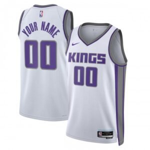Sacramento Kings Nike Unisex Swingman Custom Jersey White – Association Edition