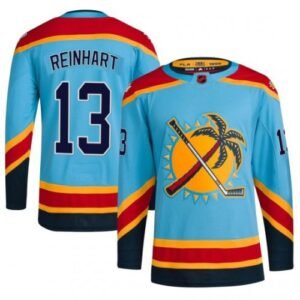 Sam Reinhart Florida Panthers Reverse Retro 2.0 Jersey – Light Blue