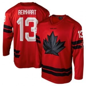Sam Reinhart Hockey Bauer Canada 2026 Olympics Replica Jersey – Red