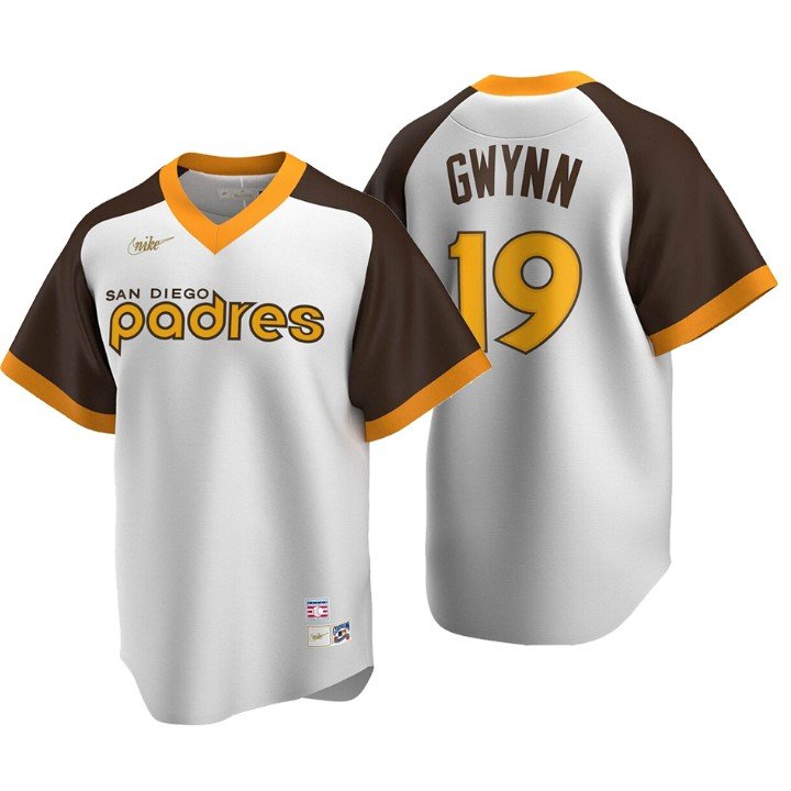 San Diego Padres Tony Gwynn White Cooperstown Collection Home Jersey