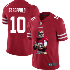 San Francisco 49ers #10 Jimmy Garoppolo Nike Player Signature Moves Vapor Limited NFL Jersey Red