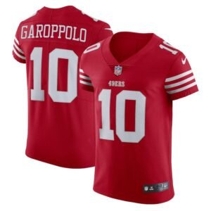 San Francisco 49ers #10 Jimmy Garoppolo Scarlet Nike 2022-23 Authentic Stitched NFL Vapor Untouchable Elite Jersey