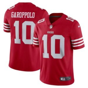 San Francisco 49ers #10 Jimmy Garoppolo Scarlet Nike 2022-23 Limited Stitched NFL Vapor Untouchable Jersey