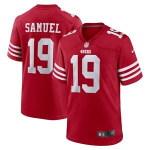 San Francisco 49ers #19 Deebo Samuel Nike Men’s 2022 Player Game Jersey – Scarlet