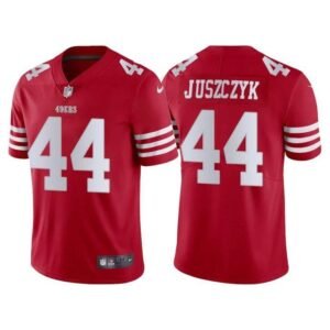 San Francisco 49ers #44 Kyle Juszczyk Scarlet Nike Men’s 2022-23 Limited Stitched NFL Vapor Untouchable Jersey