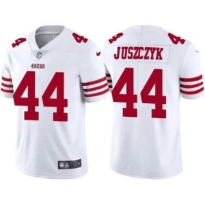 San Francisco 49ers #44 Kyle Juszczyk Whiite Nike Men’s 2022-26 Limited Stitched NFL Vapor Untouchable Jersey