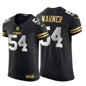 San Francisco 49ers #54 Fred Warner Men’s Nike Black Edition Vapor Untouchable Elite NFL Jersey