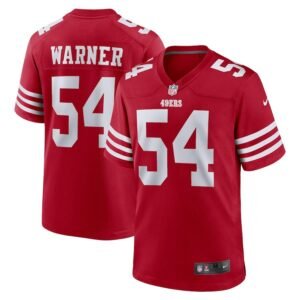 San Francisco 49ers #54 Fred Warner Nike Men’s 2022 Player Game Jersey – Scarlet