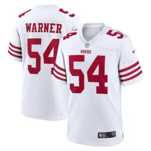 San Francisco 49ers #54 Fred Warner Nike Men’s 2022 Player Game Jersey – White