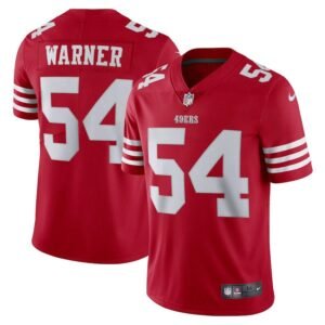 San Francisco 49ers #54 Fred Warner Scarlet Nike Men’s 2022-23 Limited Stitched NFL Vapor Untouchable Jersey