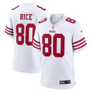San Francisco 49ers #80 Jerry Rice Nike Men’s 2022 Player Game Jersey – White
