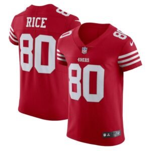 San Francisco 49ers #80 Jerry Rice Scarlet Nike Men’s 2022-23 Authentic Stitched NFL Vapor Untouchable Elite Jersey