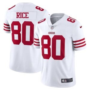 San Francisco 49ers #80 Jerry Rice White Nike Men’s 2022-23 Limited Stitched NFL Vapor Untouchable Jersey